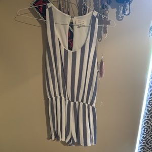 striped romper